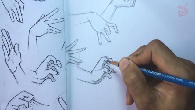 How to draw hand, arm using pencil sketch - Easy technique to learn - Art Tutorial #02 смотреть онлайн
