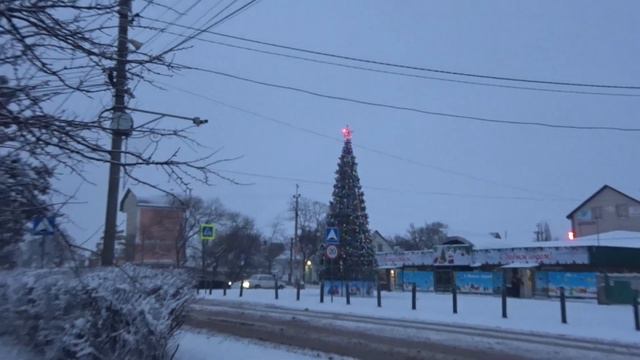 Первый снег в 2019 году.(Фильм 2 - вечер) 4 января 2019 год Гвардейское. Симферопольский район Крым смотреть онлайн
