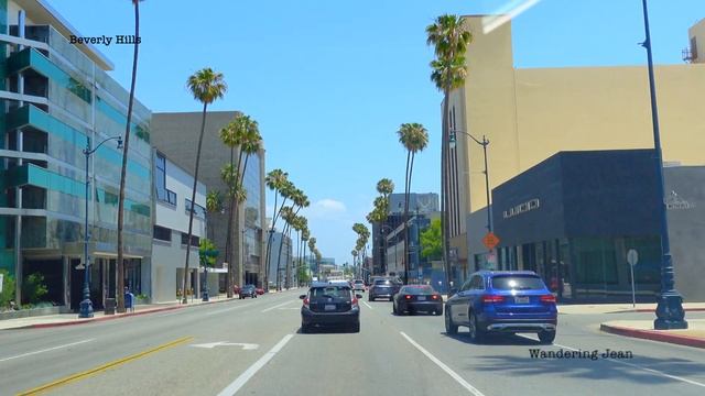 Wilshire Boulevard Driving Tour (Los Angeles, California) [4K] смотреть онлайн