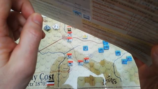 Learning to Play: At Any Cost : Metz 1870 (GMT Games) - Diagonal Move смотреть онлайн