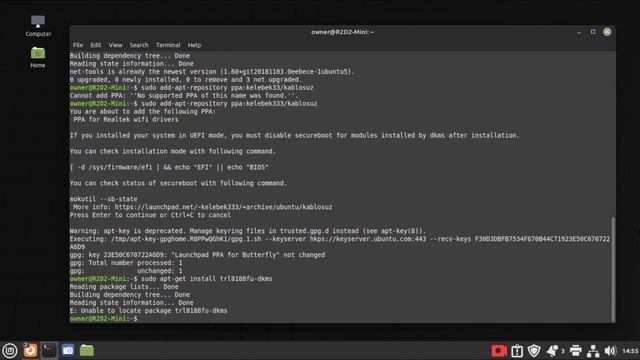 How to install a RTL8188 Mini USB WiFi adapter in Linux Mint смотреть онлайн