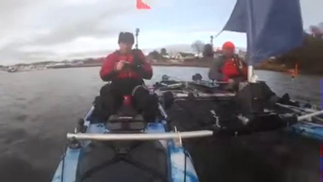 DIY Homemade kayak cat Part 1 Bow cam смотреть онлайн