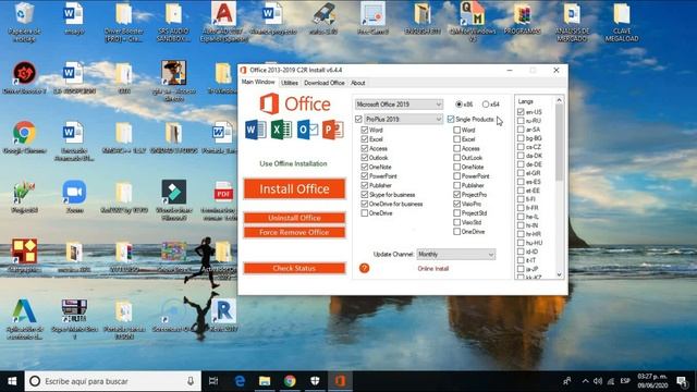 Descargar, instalar microsoft OFFICE 2019 + activador facil y sencillo!!!! смотреть онлайн