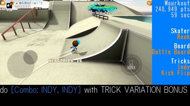 Stickman Skate Battle [for beginner] Workout смотреть онлайн