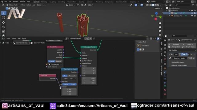 The best free radial array - Using Geometry Nodes смотреть онлайн