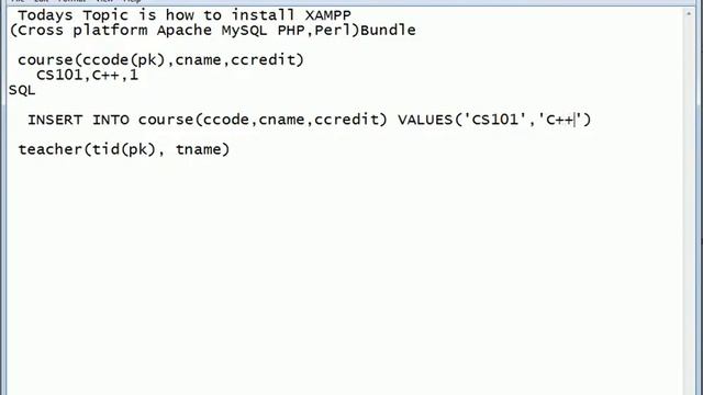 XAMPP MySQL CRUD Operations part1 смотреть онлайн