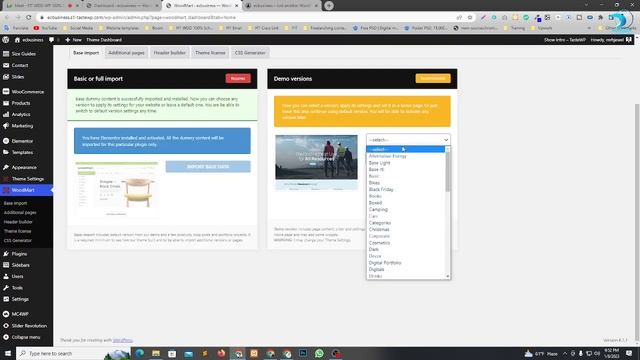 Woodmart Theme Installation And Demo Import | Complete eCommerce website Creation Tutorials A to Z смотреть онлайн