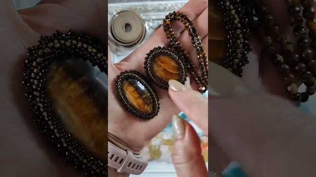 Алиэкспресс. Бусины из натуральных камней. смотреть онлайн
