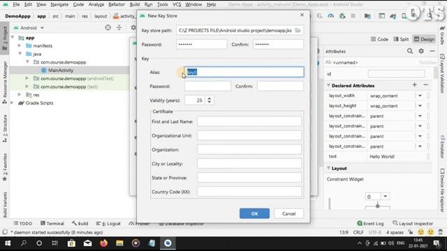 How to generate Signed APK in Android Studio for Google Play Console 2021. Android App Bundle creat смотреть онлайн