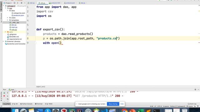 Python Flask (Bài tập-P06) - Xuất danh sách sản phẩm ra CSV смотреть онлайн