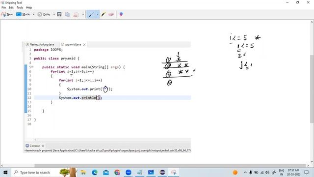 Nested For Loop in Java | HSK IT EDUCATION #java #javatutorial смотреть онлайн
