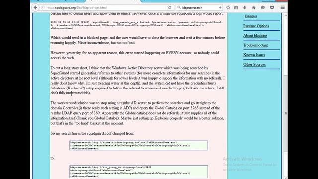 pfsense12 : passive authentication with Active directory and Squidguard смотреть онлайн