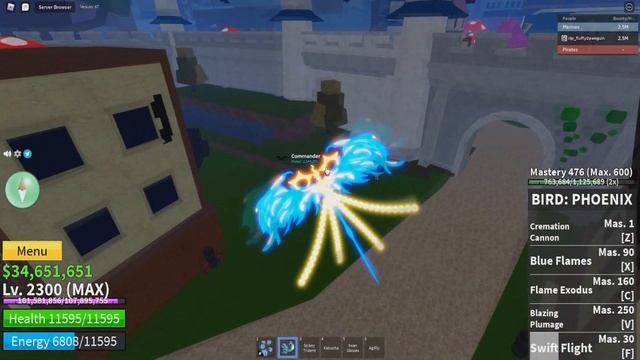 обзор на фрукты, феникс пробужденный Fruit Review, Awakened Phoenix #Blox Fruits #awakening Phoenix