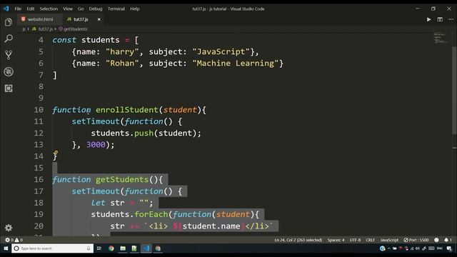 Callback functions in javascript | JavaScript Tutorial In Hindi #37 смотреть онлайн