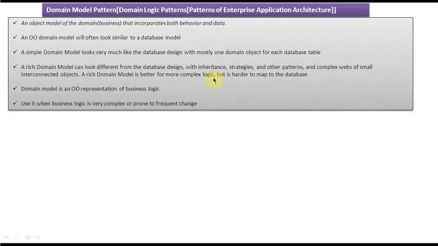 Domain Model Design Pattern смотреть онлайн