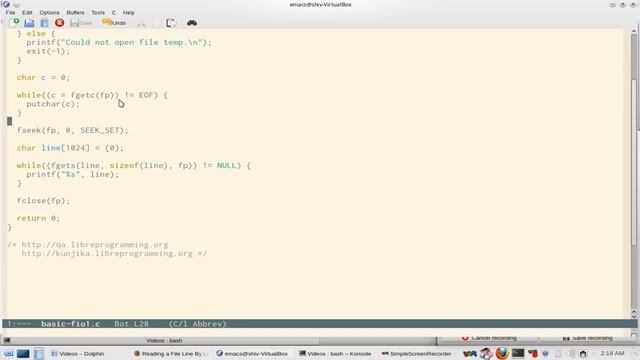 C Programming Part 66 FileIO Reading a file characterwise or linewise смотреть онлайн