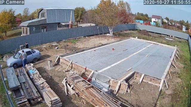 Заливаем плиту пола на ростверк смотреть онлайн