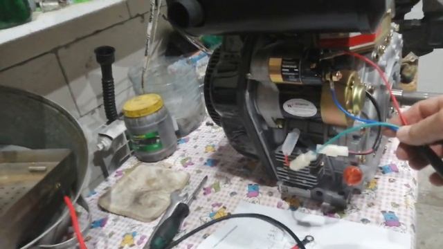 Обзор китайского дизельного двигателя C186FD 6A. Установка взамен оппозита Днепр на трицикл. смотреть онлайн