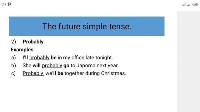 Indicateurs du Future Simple Tense 3 (français) смотреть онлайн