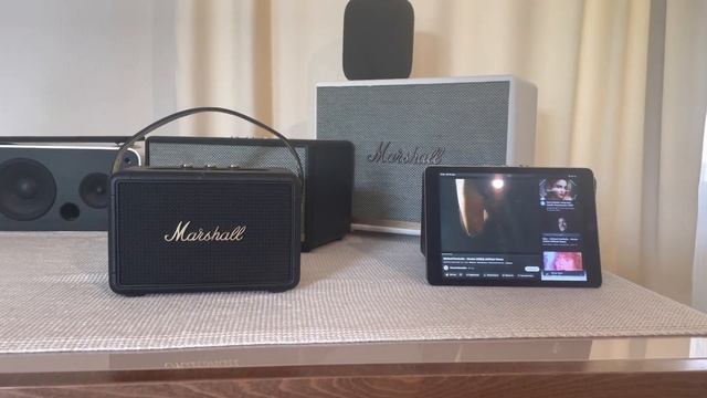 Портативна колонка Marshall Kilburn II смотреть онлайн