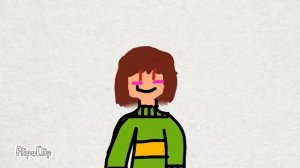 Анимация по Undertale. Чара/Фриск. Chara/Frisk