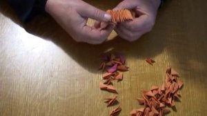 Модульное оригами. Ананас (3D origami)