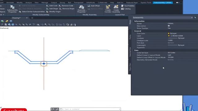 COMO CREAR SUBASSEMBLY DESDE UNA POLILÍNEAS EN CIVIL 3D 2020-2023 смотреть онлайн