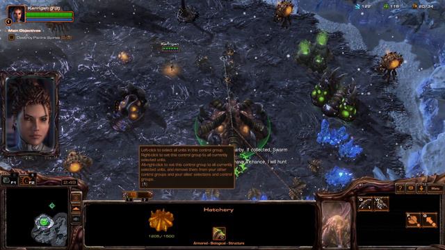 Starcraft 2 Zerg Hard Mission 4 смотреть онлайн