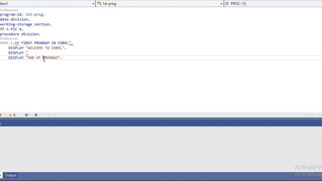 Running First Program|COBOL смотреть онлайн