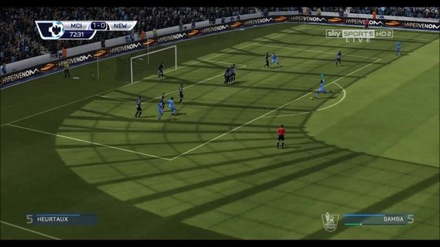 FIFA 14 realistic slow gameplay Man. City - Newcastle season 19/20. French commentaries смотреть онлайн