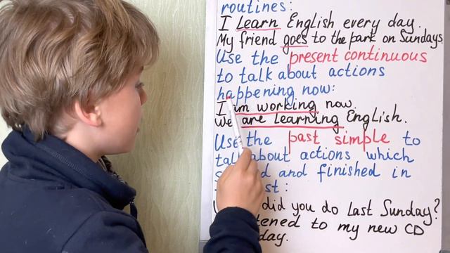 Present Continuous, Present Simple, Past Simple - как выбрать правильное время в английском языке