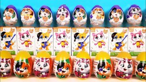 44 КОТЁНКА Mix! МЕГА ВЫПУСК СЮРПРИЗОВ игрушки АКЦИЯ МАГНИТ Sweet Box, Kinder Surprise eggs unboxing