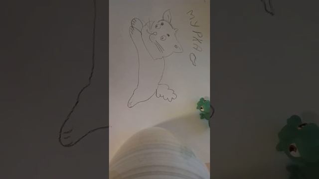 Рисуем сами котика с усами. Наша Мурка смотреть онлайн