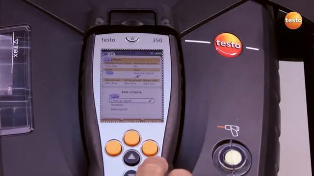 testo 350 Gas Analyser Step 3 How to Set Measurement Program смотреть онлайн