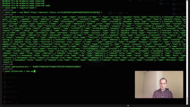 ? Web3 - Instanciar un contrato - Contract смотреть онлайн