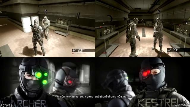 Tom Clancy's Splinter Cell: Conviction Co-op - Mission 4 Perfect Ghost Stealth Walkthrough (rus sub смотреть онлайн