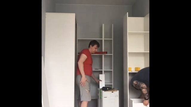 Смотри сборку шкафа за 1 минуту!!! смотреть онлайн