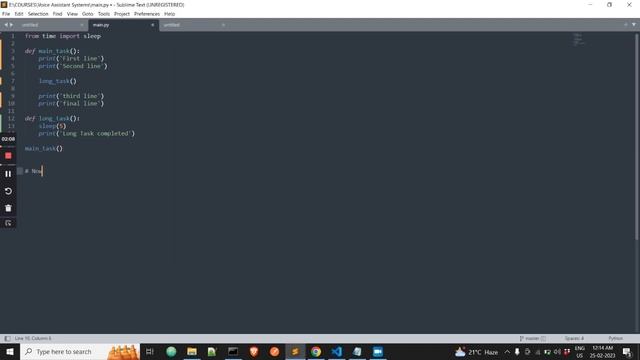 Threading in Python | Background tasks смотреть онлайн