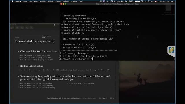 Managing many files with Disk ARchiver (DAR) смотреть онлайн