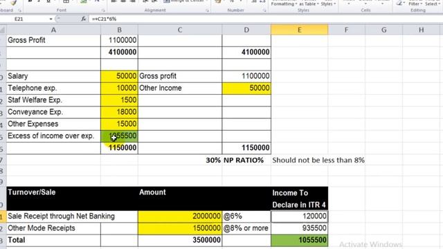 Balance Sheet for ITR 4, How to make balance sheet for ITR 4 for AY 2018 -19 (Excel) , ITR 4 filing смотреть онлайн