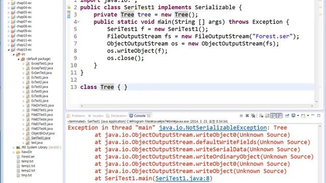 처음 시작하는 자바 Essential 해설 13장 8-6 смотреть онлайн
