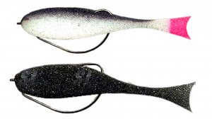 Самодельная поролоновая рыбка с офсетником.