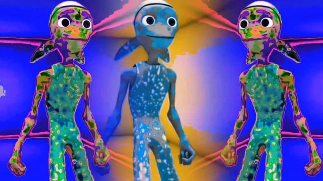 ME KEMASTE GREEN ALIEN DANCE SLOW AND QUALITY AUDIO VISUAL/ VIRAL FX @DamSamTv