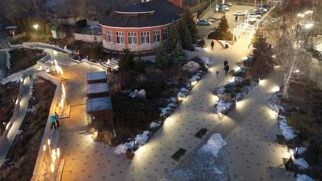 Самара. Новогодние огни на Смотровой площадке. ( Вертолетка ) смотреть онлайн