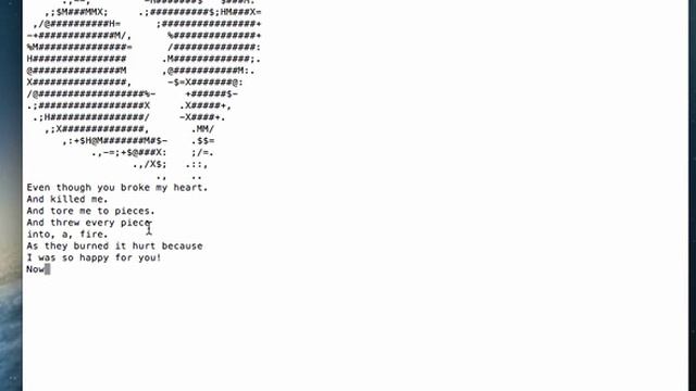 Portal - "Still Alive" Credits on the Command Line смотреть онлайн