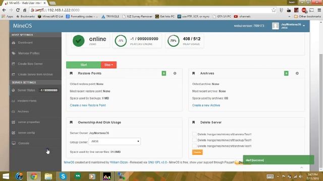 [TUT] How To: Create A Minecraft Server with MineOS (Python/2015) смотреть онлайн
