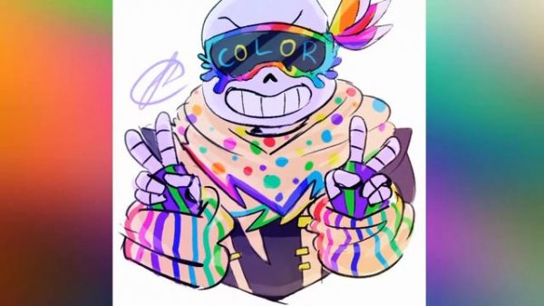 [NyxTheShield] Fresh!Ink Sans music Theme/Фреш!Инк санс музыка тема