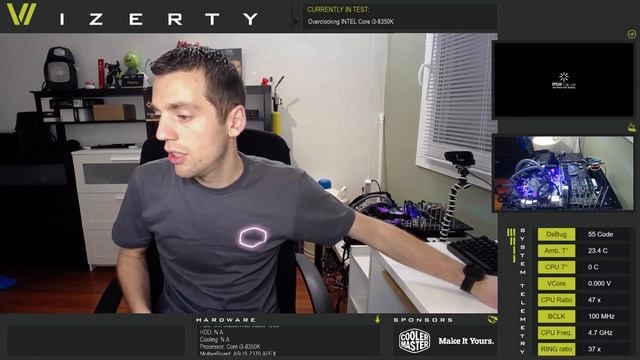 Stream #8: Overclocking Intel Core i3-8350K смотреть онлайн