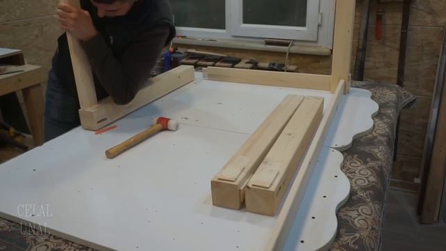 Woodworking / Making A Wood Table / Diy Wood Table / Ahşap Masa Yapımı
