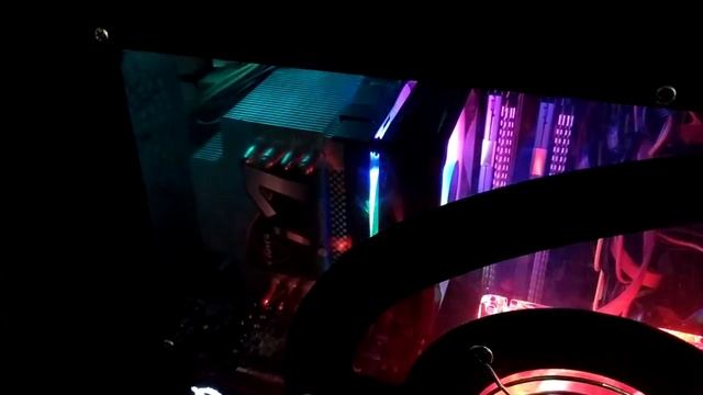 Вентилятор для корпуса GINZZU RGB 12F4 + Вентилятор Aerocool Frost 9 RGB смотреть онлайн
